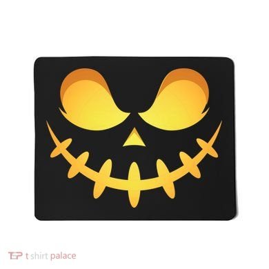 Creepy Halloween Jack O Lantern Jackolantern Pumpkin Face Costume Mousepad