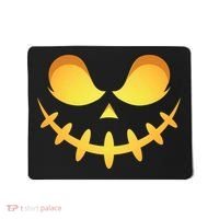 Creepy Halloween Jack O Lantern Jackolantern Pumpkin Face Costume Mousepad thumb 0