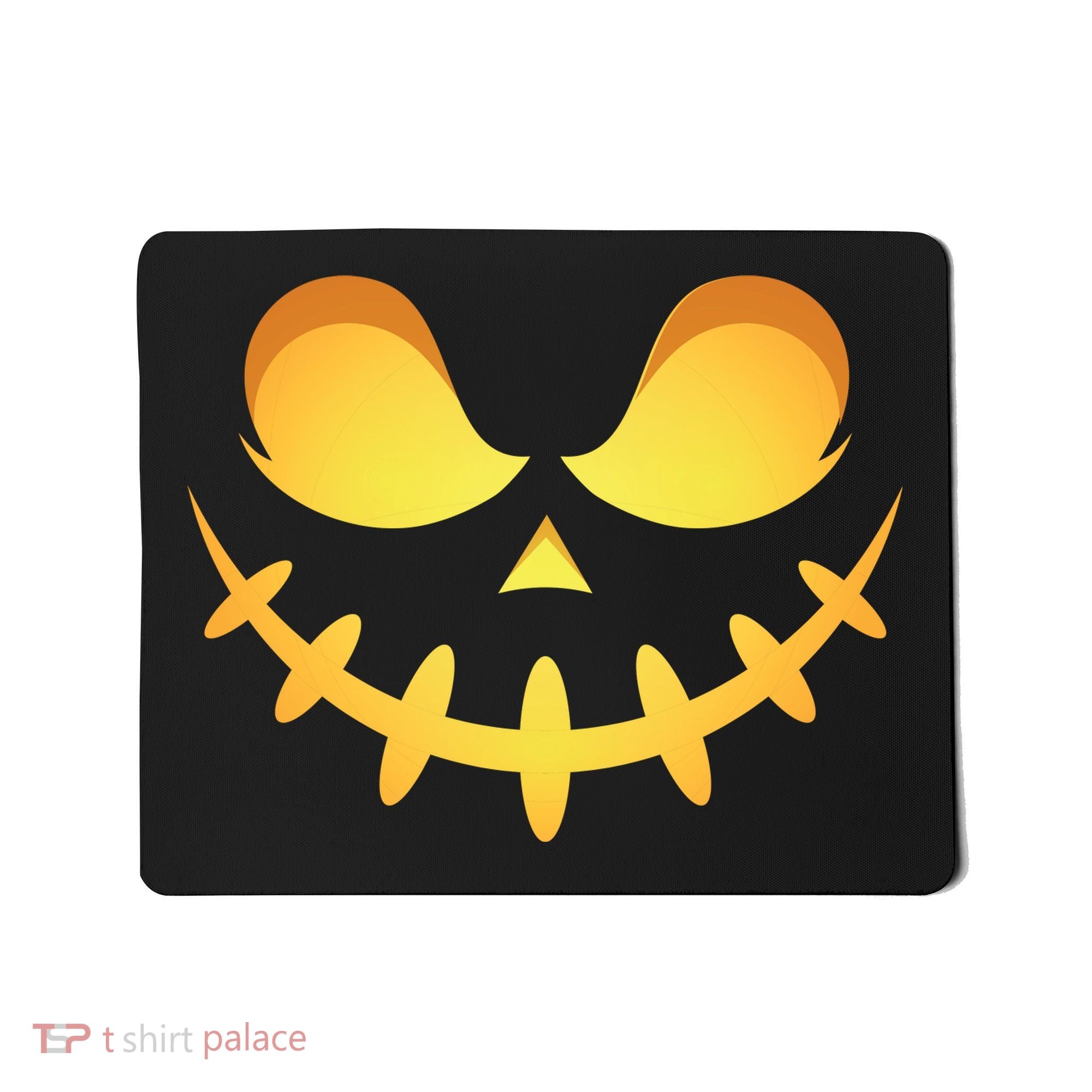 Creepy Halloween Jack O Lantern Jackolantern Pumpkin Face Costume Mousepad