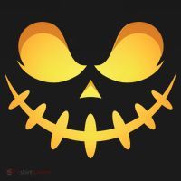 Creepy Halloween Jack O Lantern Jackolantern Pumpkin Face Costume Baby Bodysuit thumb 2