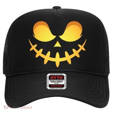 Creepy Halloween Jack O Lantern Jackolantern Pumpkin Face Costume Hat