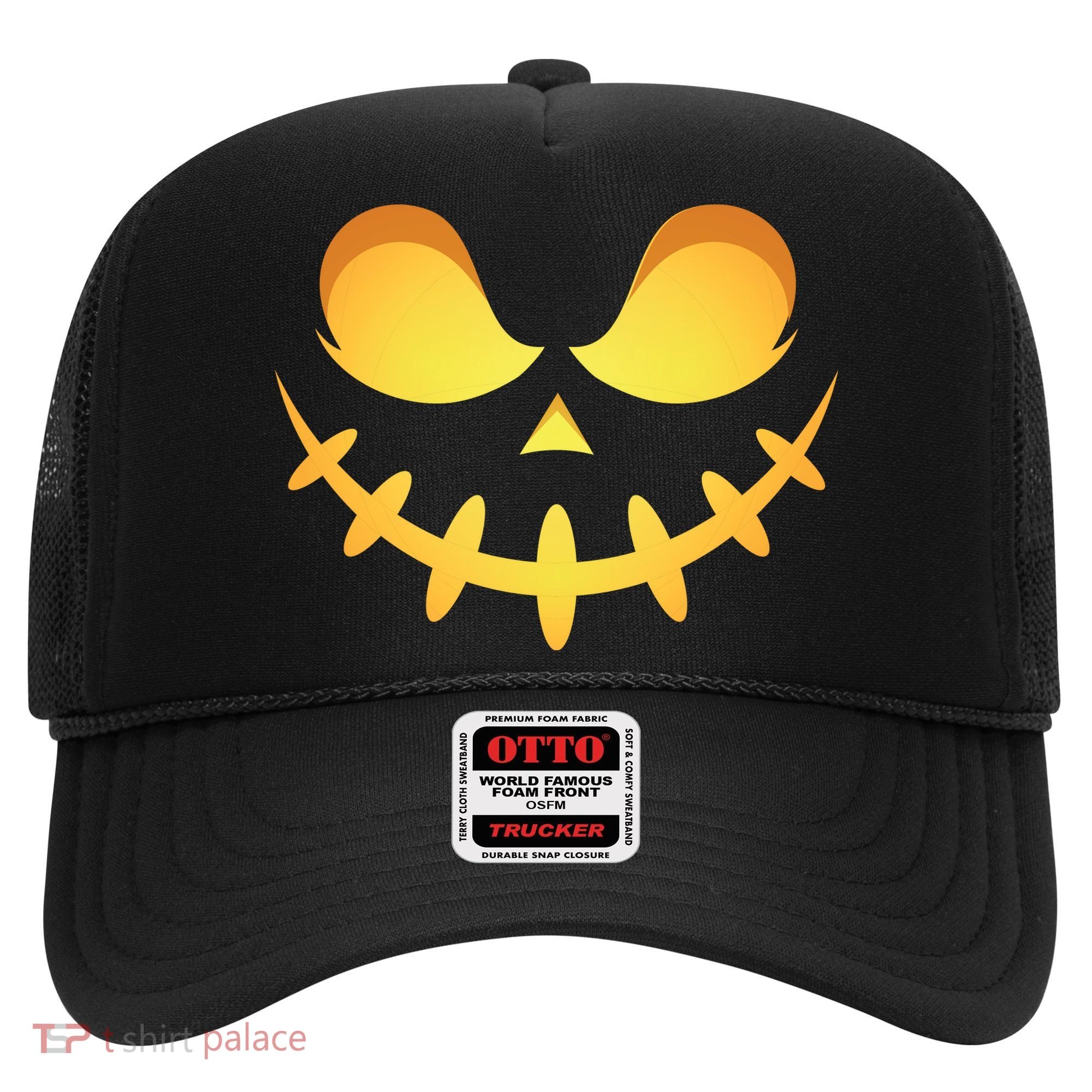 Creepy Halloween Jack O Lantern Jackolantern Pumpkin Face Costume Hat