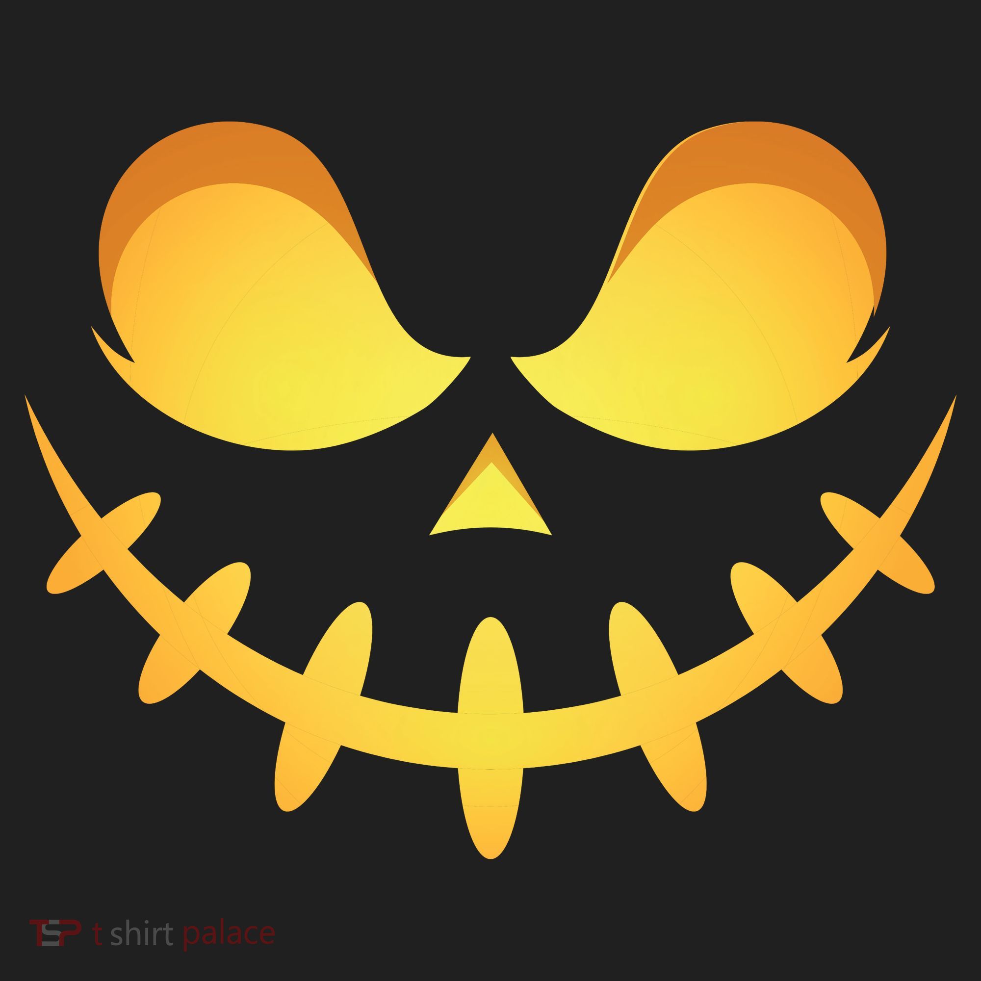 Creepy Halloween Jack O Lantern Jackolantern Pumpkin Face Costume Golf Towel