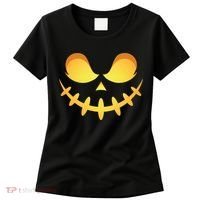Creepy Halloween Jack O Lantern Jackolantern Pumpkin Face Costume Women's T-Shirt thumb 0