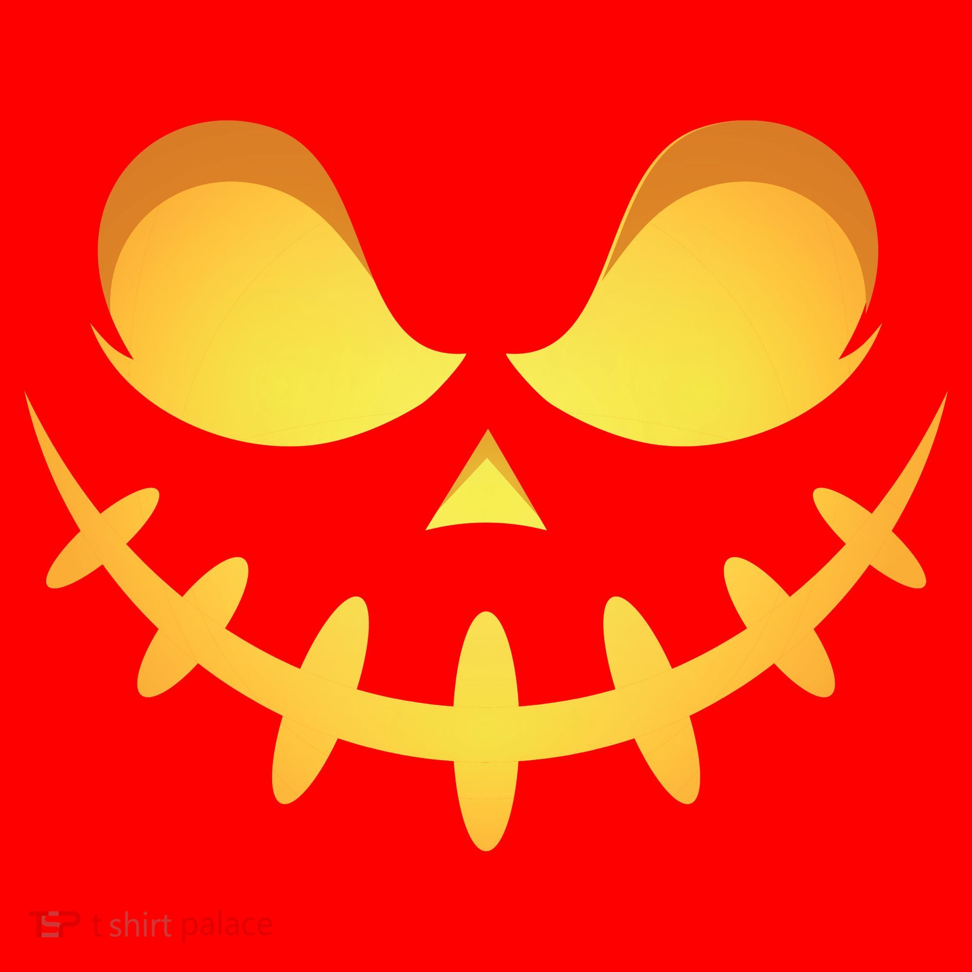Creepy Halloween Jack O Lantern Jackolantern Pumpkin Face Costume Santa Hat