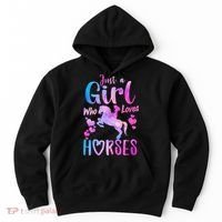 Cute Horse Just A Who Loves Horses Riding Hoodie thumb 0