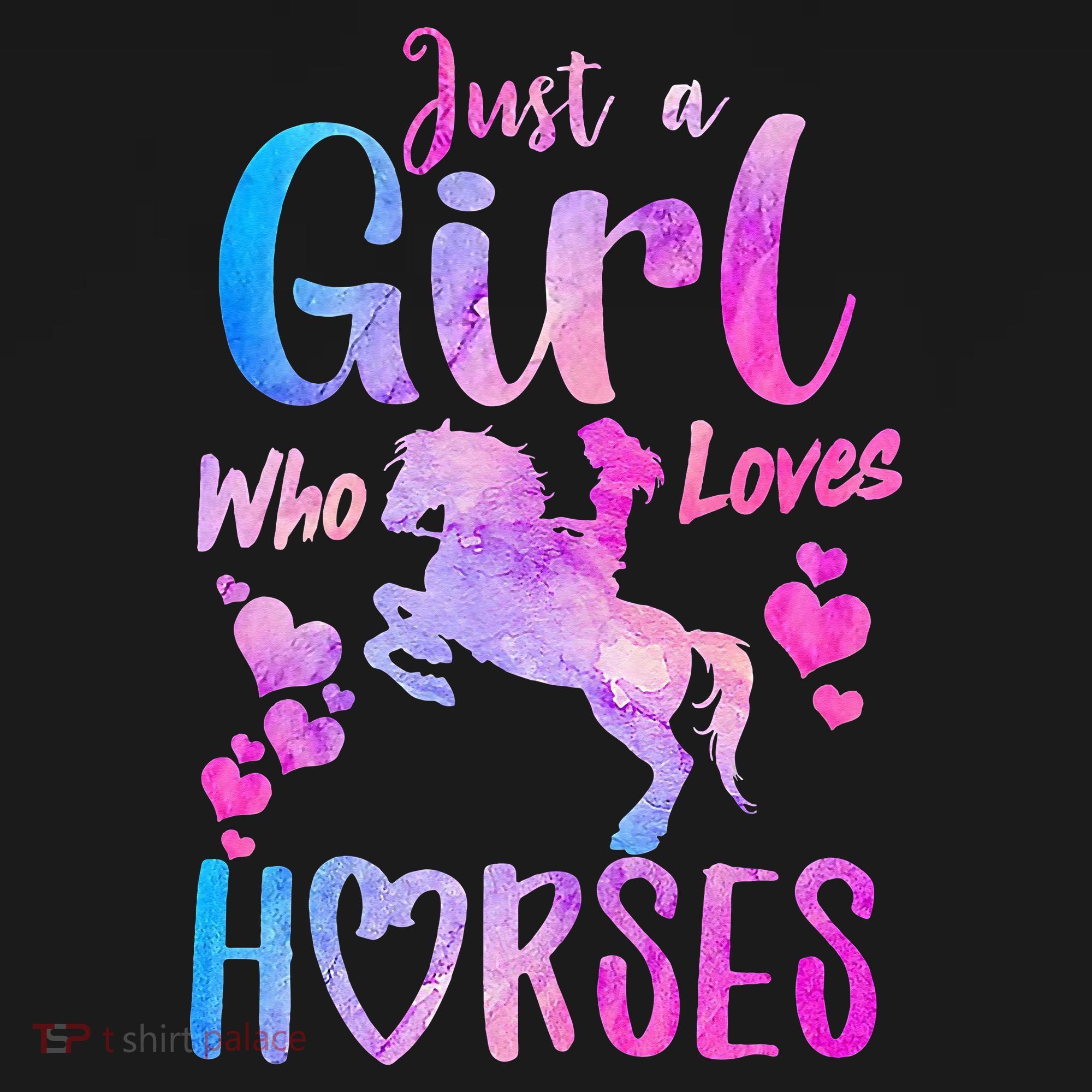 Cute Horse Just A Who Loves Horses Riding Women's Hoodie