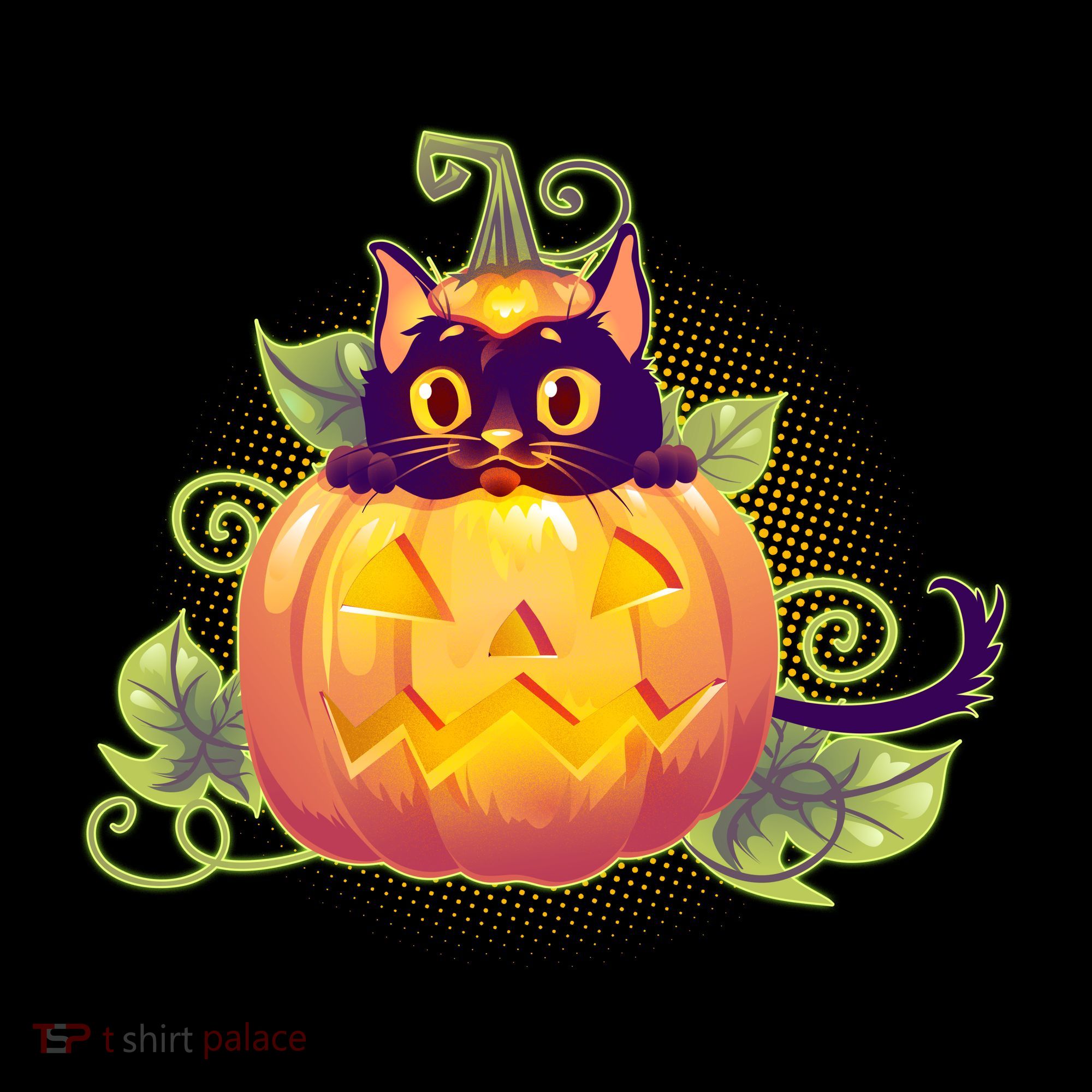 Cute Halloween Jackolantern PumpkinBlack Cat Tote Bag