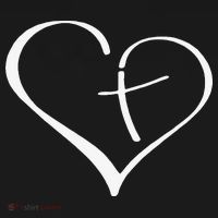 Christian Heart Jesus Cross Religious Gifts Christian T-Shirt thumb 7