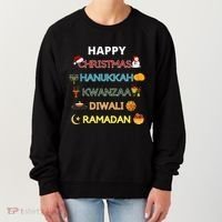 Christmas Hanukkah Kwanzaa Diwali Ramadan Women's Sweatshirt thumb 0