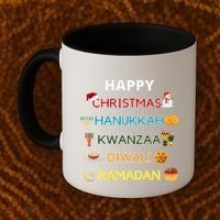Christmas Hanukkah Kwanzaa Diwali Ramadan Coffee Mug thumb 2