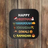 Christmas Hanukkah Kwanzaa Diwali Ramadan Coaster thumb 0