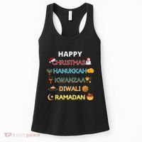 Christmas Hanukkah Kwanzaa Diwali Ramadan Women's Tank Top thumb 0