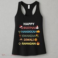 Christmas Hanukkah Kwanzaa Diwali Ramadan Women's Tank Top thumb 3