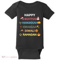 Christmas Hanukkah Kwanzaa Diwali Ramadan Baby Bodysuit thumb 0