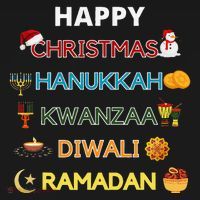 Christmas Hanukkah Kwanzaa Diwali Ramadan Baby Bodysuit thumb 2