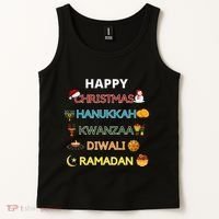 Christmas Hanukkah Kwanzaa Diwali Ramadan Tank Top thumb 2
