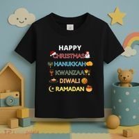 Christmas Hanukkah Kwanzaa Diwali Ramadan Toddler T-Shirt thumb 3
