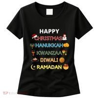 Christmas Hanukkah Kwanzaa Diwali Ramadan Women's T-Shirt thumb 0