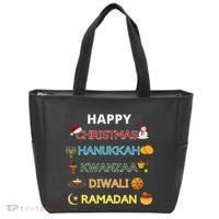 Christmas Hanukkah Kwanzaa Diwali Ramadan Tote Bag thumb 0