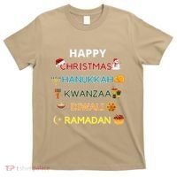 Christmas Hanukkah Kwanzaa Diwali Ramadan T-Shirt thumb 0