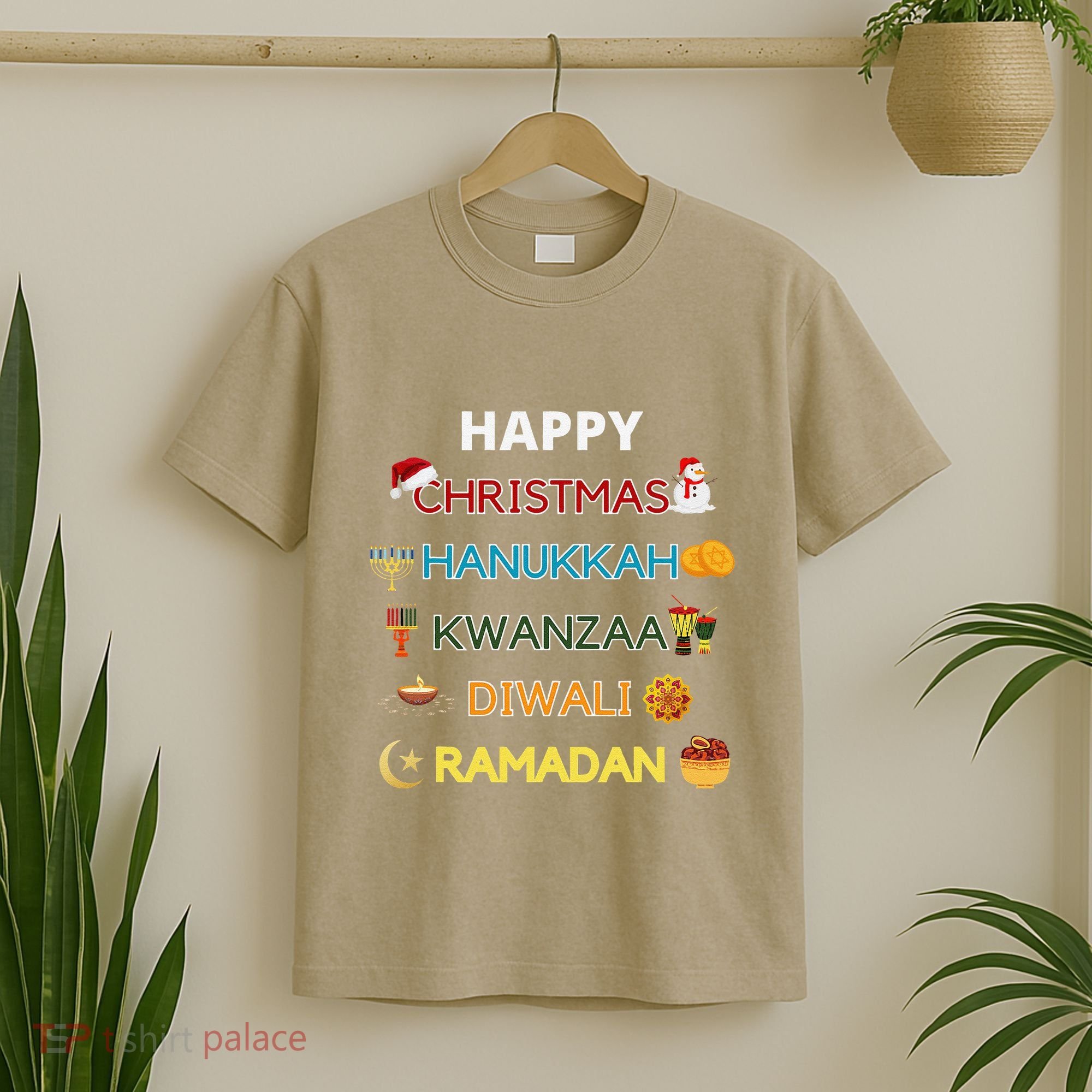 Christmas Hanukkah Kwanzaa Diwali Ramadan T-Shirt