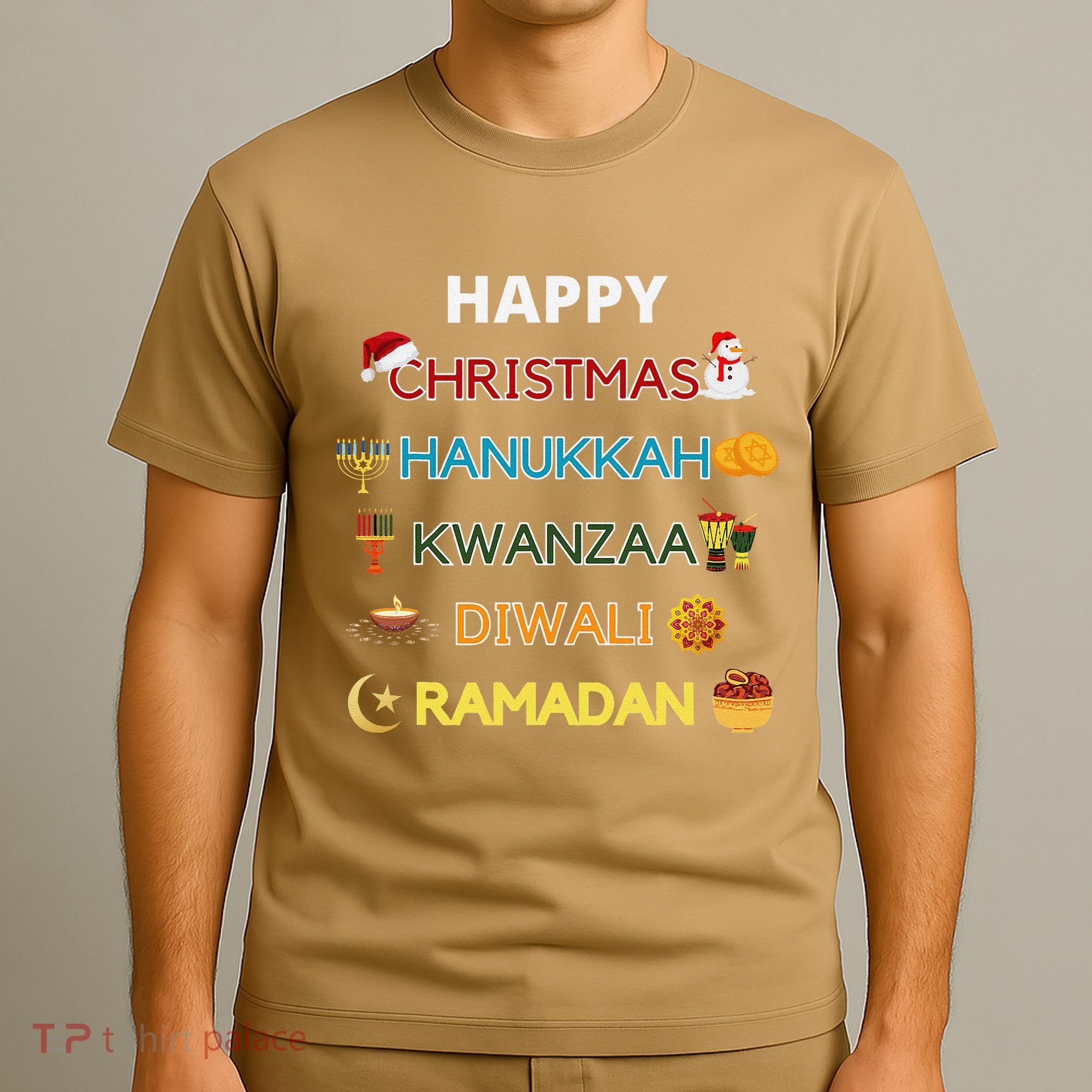 Christmas Hanukkah Kwanzaa Diwali Ramadan T-Shirt
