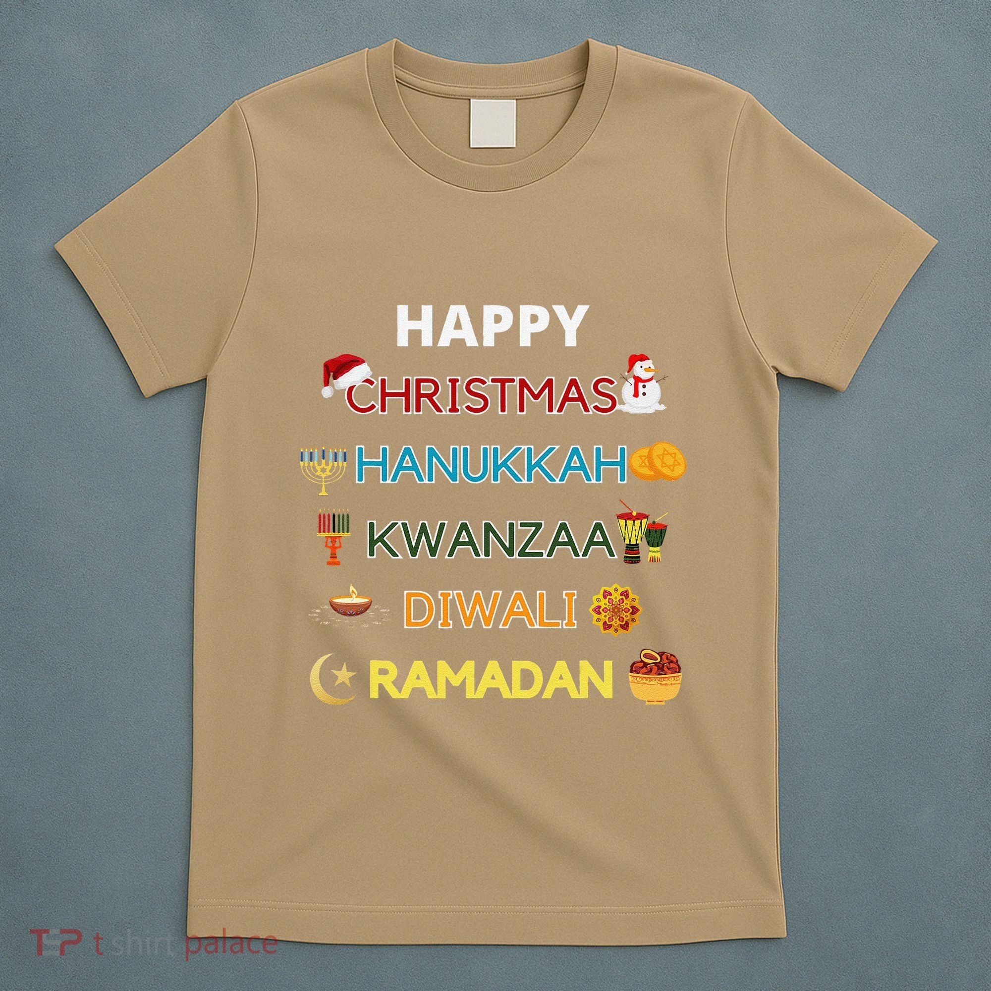 Christmas Hanukkah Kwanzaa Diwali Ramadan T-Shirt