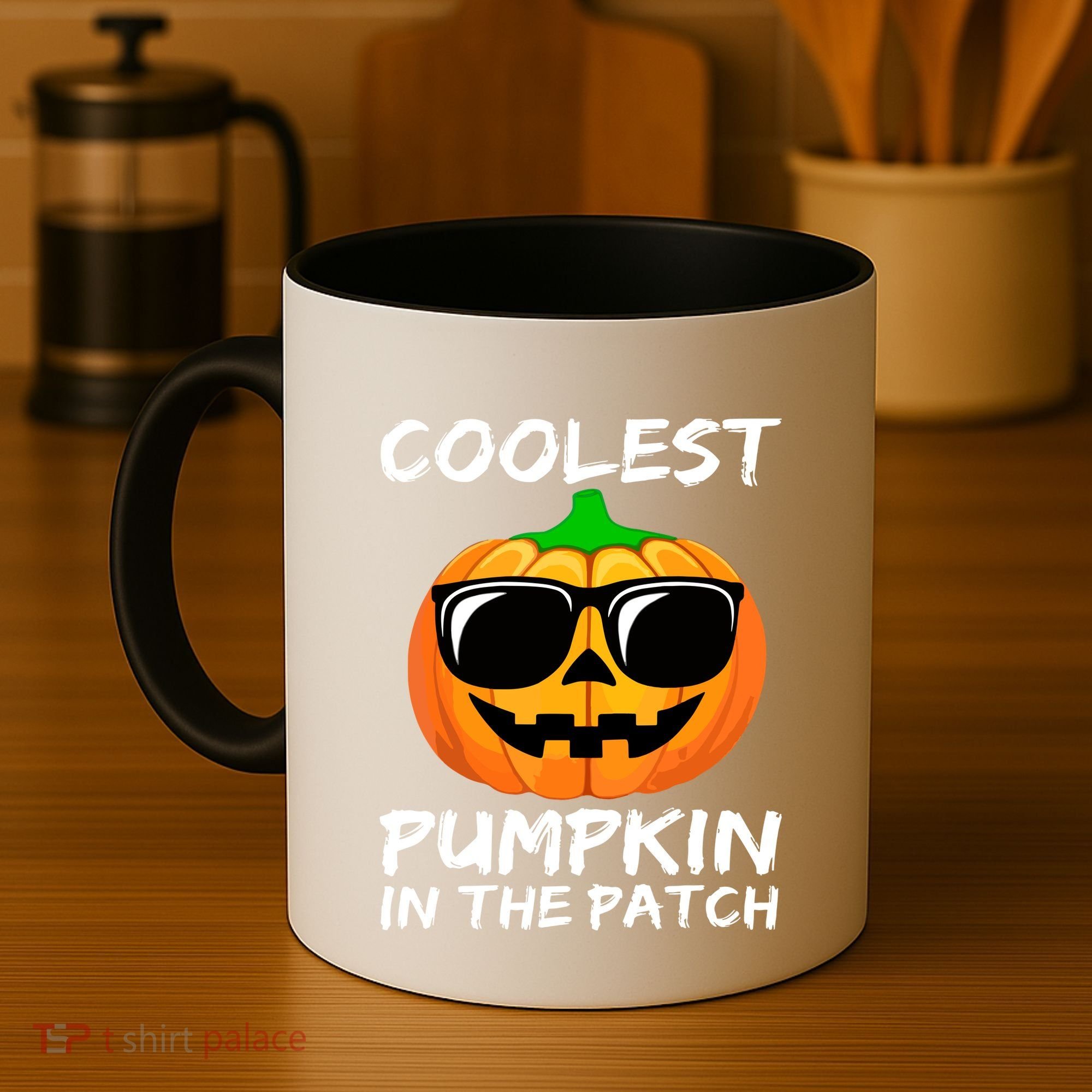 Cute Halloween Kids Coolest Pumpkin In The Patch Glasses Teens Gift Coffee Mug