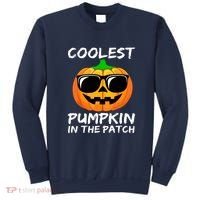 Cute Halloween Kids Coolest Pumpkin In The Patch Glasses Teens Gift Sweatshirt thumb 0