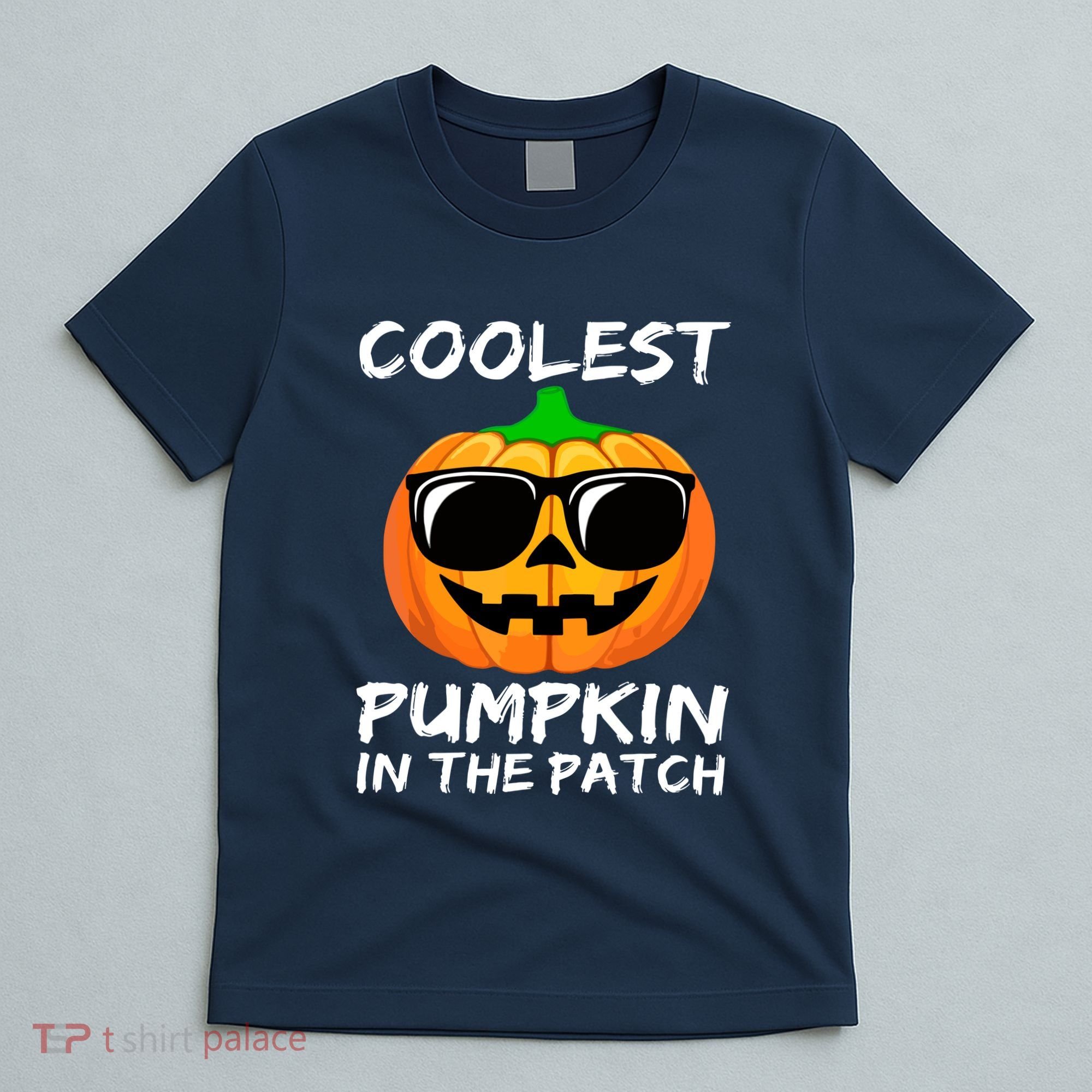 Cute Halloween Kids Coolest Pumpkin In The Patch Glasses Teens Gift T-Shirt