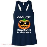 Cute Halloween Kids Coolest Pumpkin In The Patch Glasses Teens Gift Women's Tank Top thumb 0