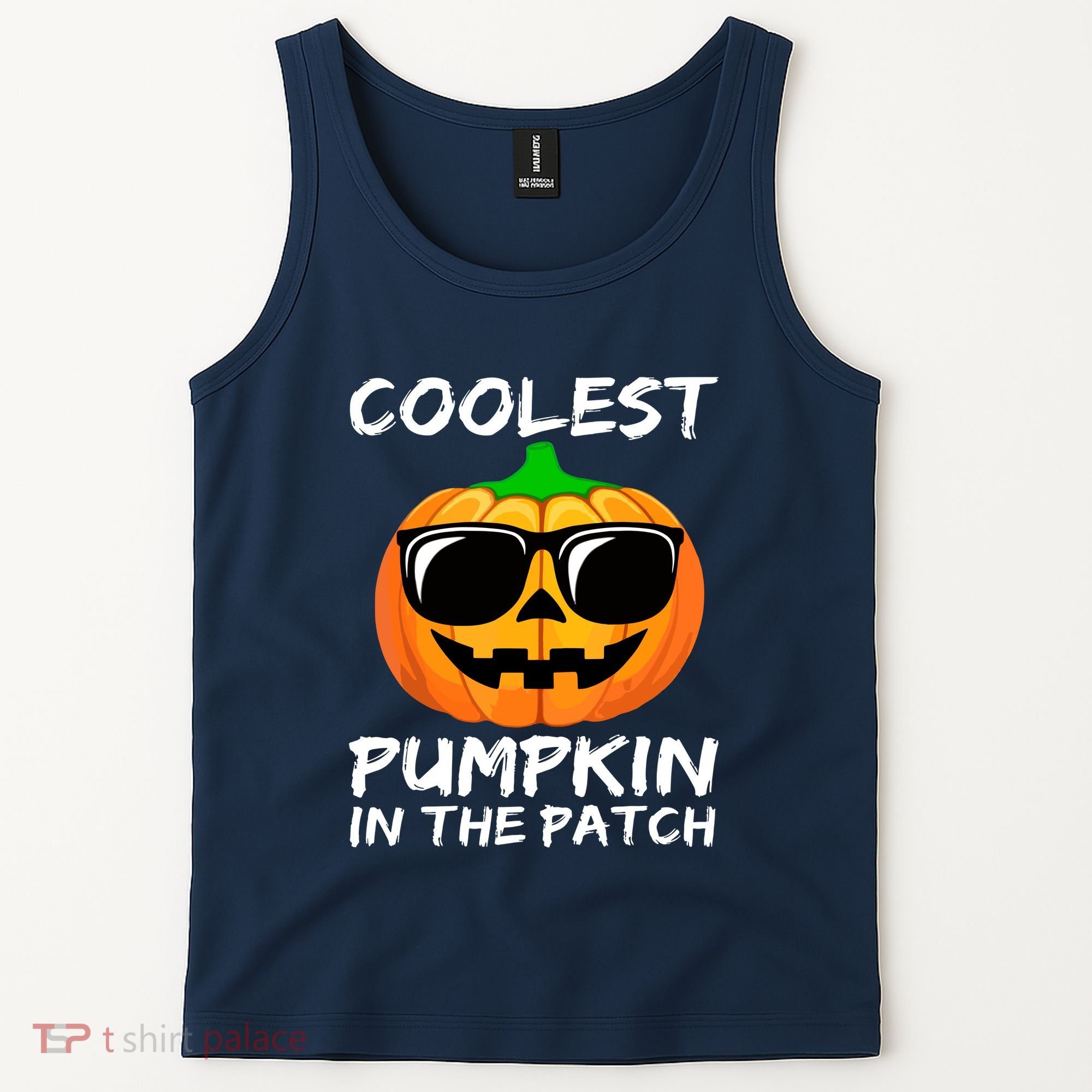 Cute Halloween Kids Coolest Pumpkin In The Patch Glasses Teens Gift Tank Top