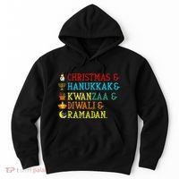 Christmas Hanukkah Kwanzaa Diwali Ramadan Hoodie thumb 0