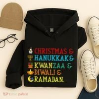Christmas Hanukkah Kwanzaa Diwali Ramadan Hoodie thumb 4
