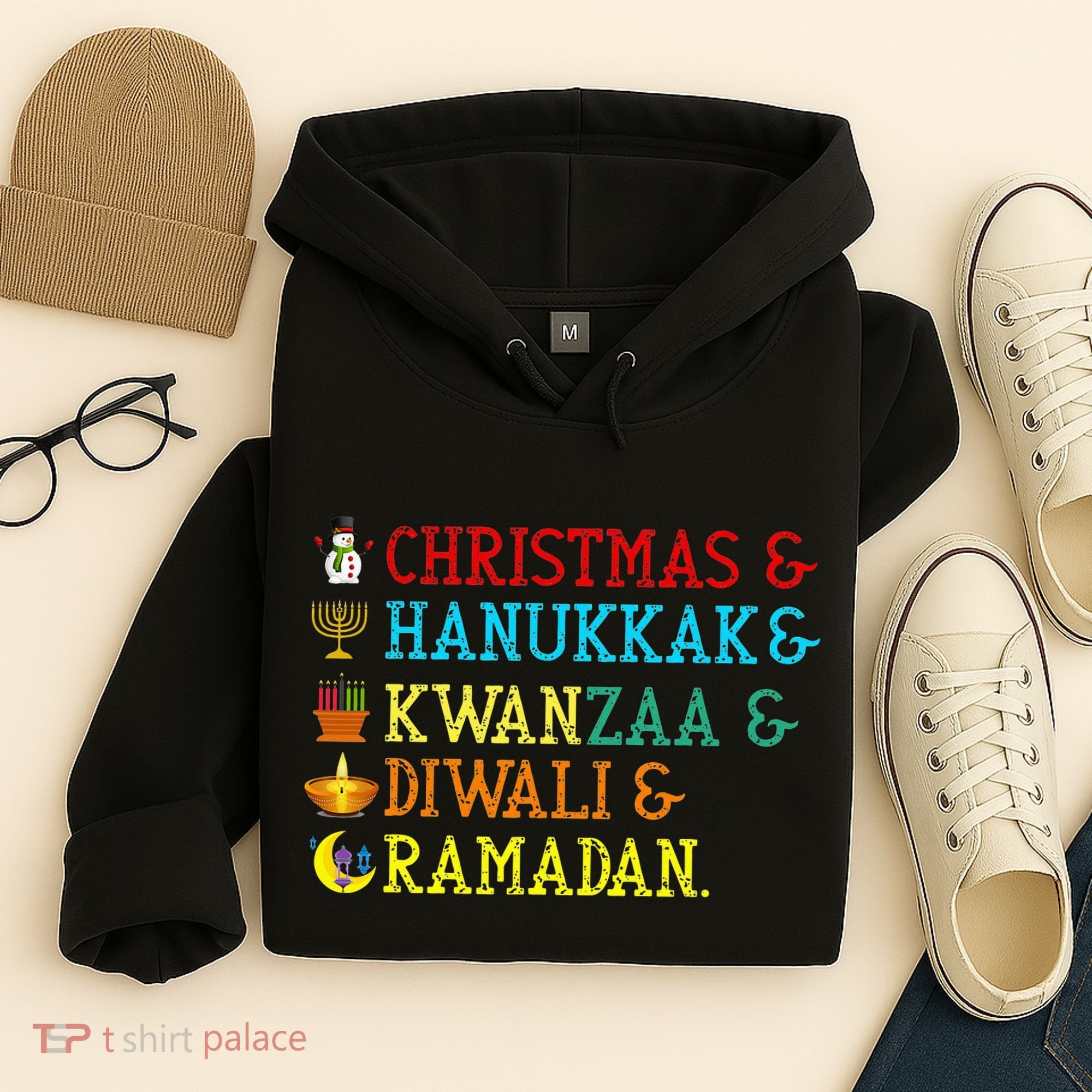 Christmas Hanukkah Kwanzaa Diwali Ramadan Hoodie