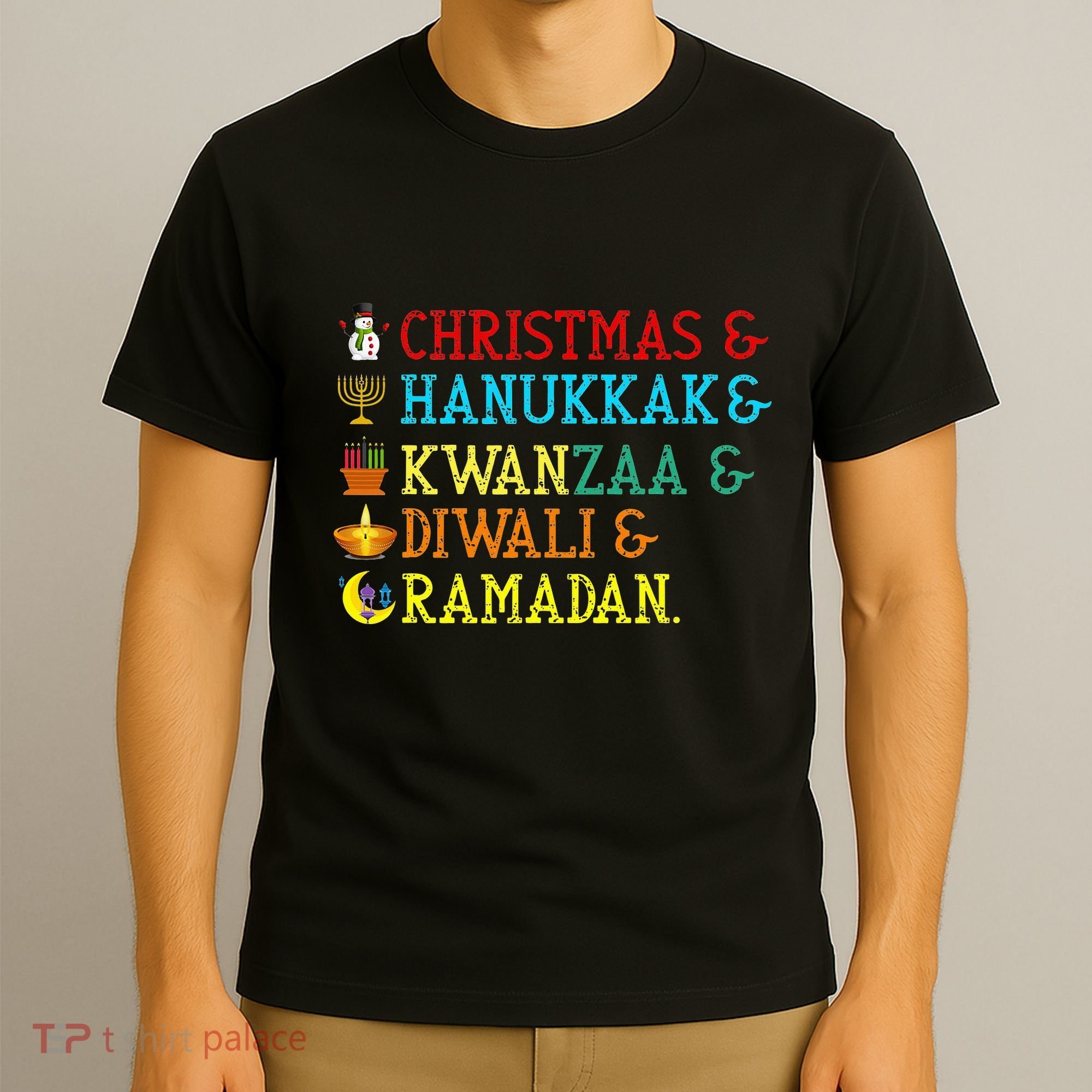 Christmas Hanukkah Kwanzaa Diwali Ramadan T-Shirt