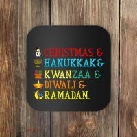 Christmas Hanukkah Kwanzaa Diwali Ramadan Coaster thumb 0