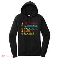 Christmas Hanukkah Kwanzaa Diwali Ramadan Women's Hoodie thumb 0
