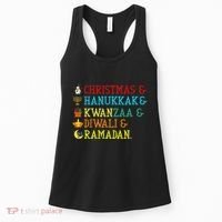 Christmas Hanukkah Kwanzaa Diwali Ramadan Women's Tank Top thumb 0