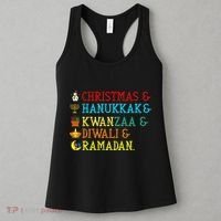 Christmas Hanukkah Kwanzaa Diwali Ramadan Women's Tank Top thumb 3