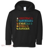 Christmas Hanukkah Kwanzaa Diwali Ramadan Toddler Hoodie thumb 0