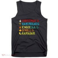 Christmas Hanukkah Kwanzaa Diwali Ramadan Tank Top thumb 0