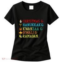 Christmas Hanukkah Kwanzaa Diwali Ramadan Women's T-Shirt thumb 0