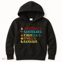 Christmas Hanukkah Kwanzaa Diwali Ramadan Kids Hoodie thumb 0