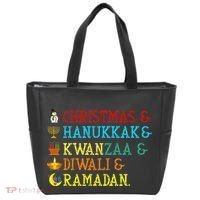 Christmas Hanukkah Kwanzaa Diwali Ramadan Tote Bag thumb 0
