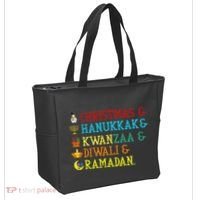 Christmas Hanukkah Kwanzaa Diwali Ramadan Tote Bag thumb 2
