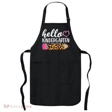 Cute Hello Kindergarten Apron