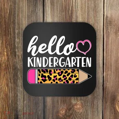 Cute Hello Kindergarten Coaster