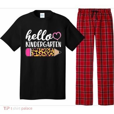 Cute Hello Kindergarten Pajama Set